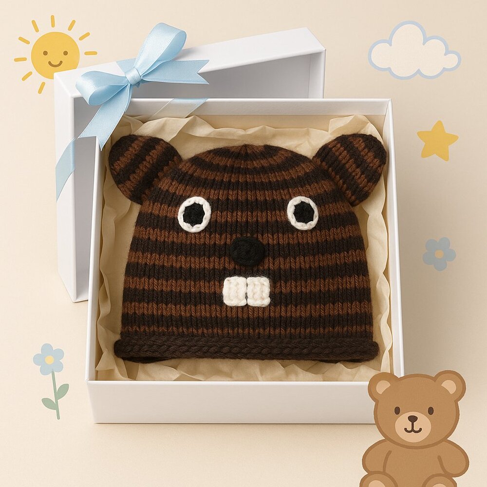 Cap or beanie for infant or child made of alpaca NEW